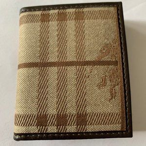 Burberry Haymarket Picture Frame Leather